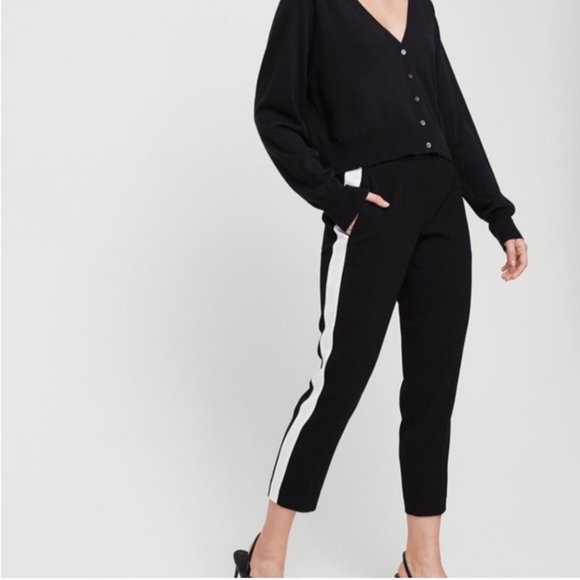 Aritzia Babaton Conan Pant Size 8 Blue / White - Picture 2 of 8